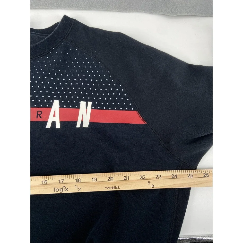 Air Jordan Sweatshirt Men 2XL Black Crewneck Pullover Logo Gym Basketball Active